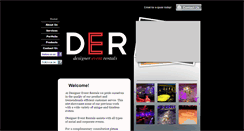Desktop Screenshot of designereventrentals.com