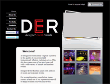 Tablet Screenshot of designereventrentals.com